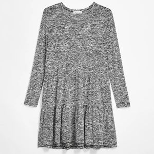 Lou & Grey Marled Jersey Tiered Dress